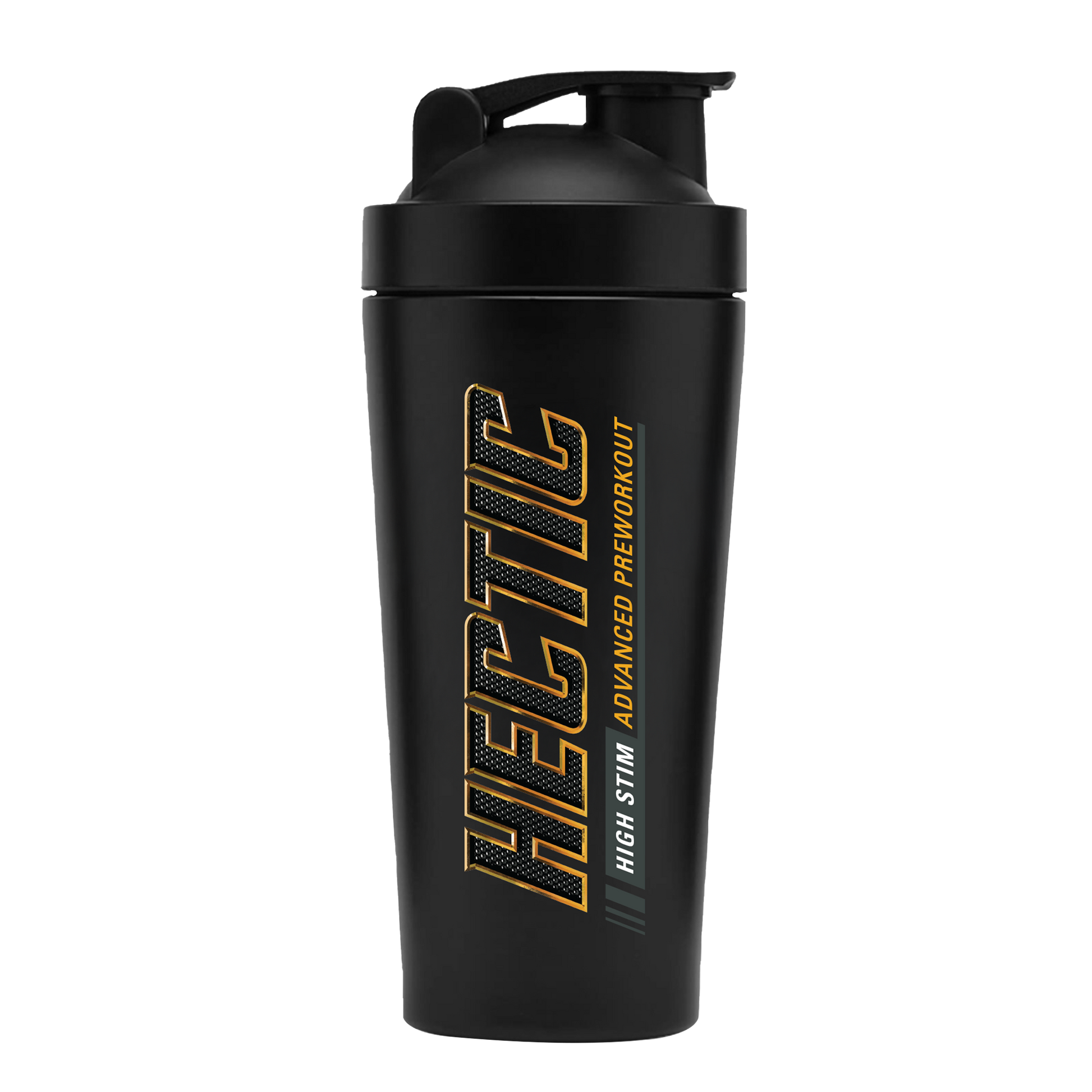 hecticstainlesssteelshaker-front