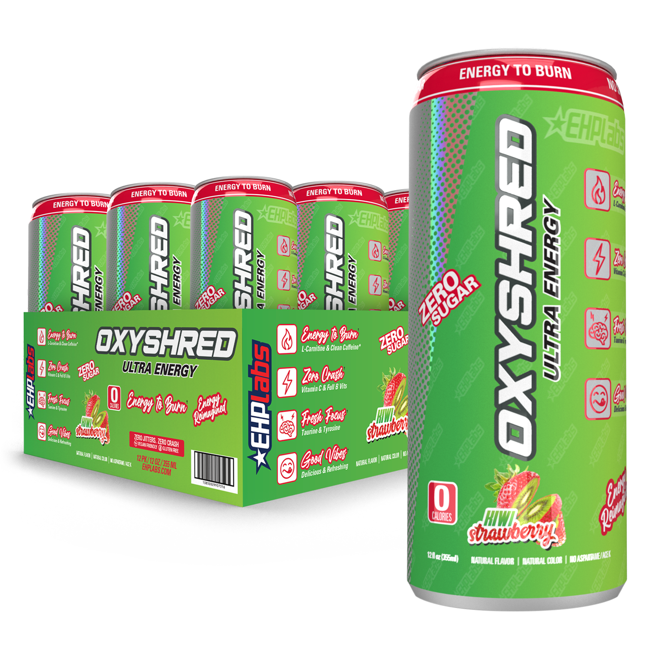 OxyShred Ultra Energy Drink RTD (12-Pack) - EHPLabs