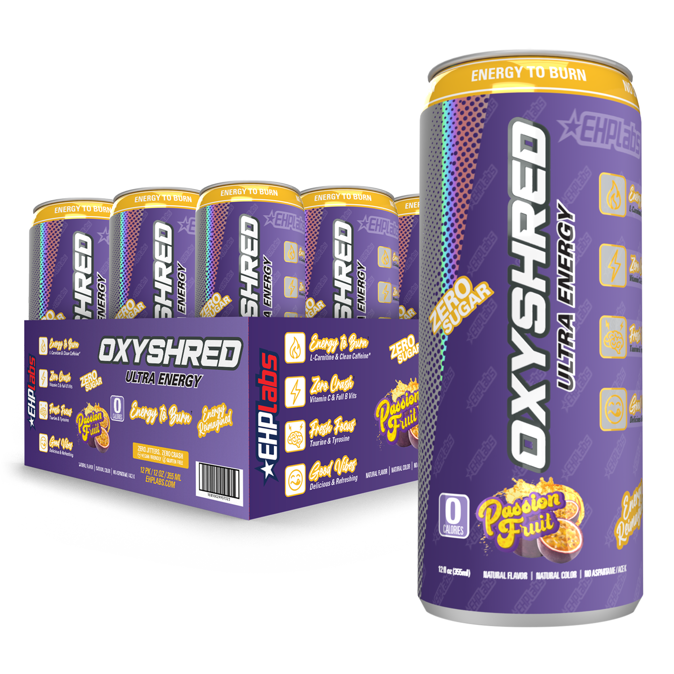 OxyShred Ultra Energy Drink RTD (12-Pack) - EHPLabs